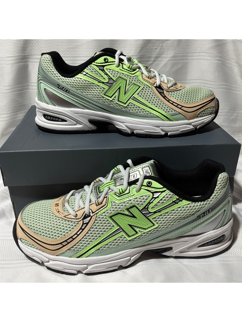 New Balance 740 Lifestyle Running Shoes Mint Green Size 10.5
